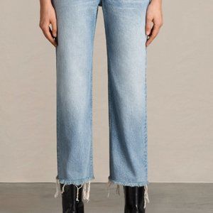 ALL SAINTS Mazzy Straight Crop Jeans